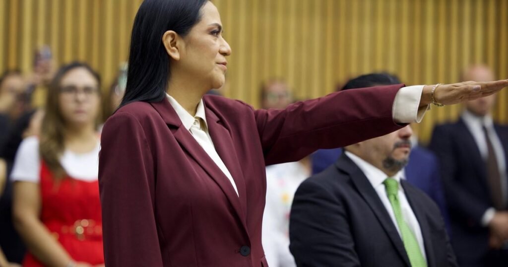 Ariadna Montiel asume cargo de Morena en el INE