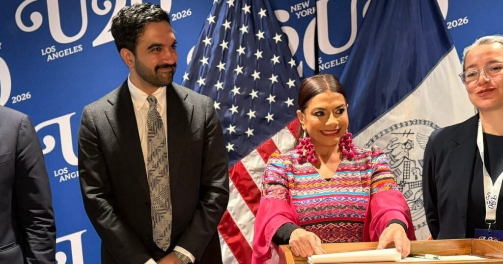 Brugada presenta estrategia social de CDMX en el U20 de Nueva York