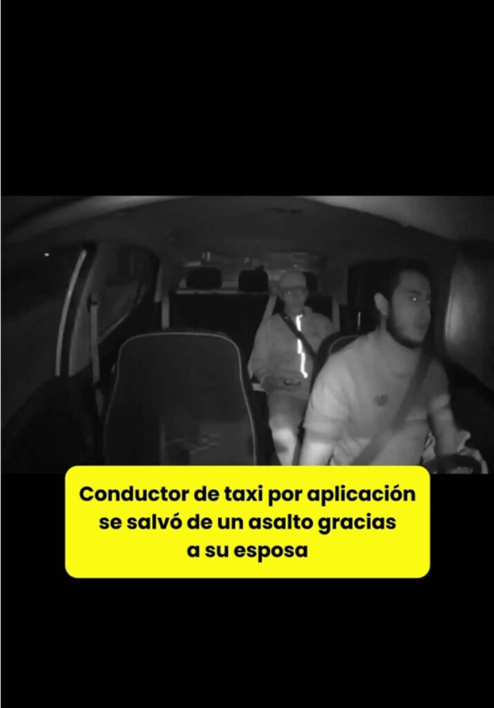 @elhilomx Conductor de taxi por aplicación se salvó de un asalto gracias a su es…