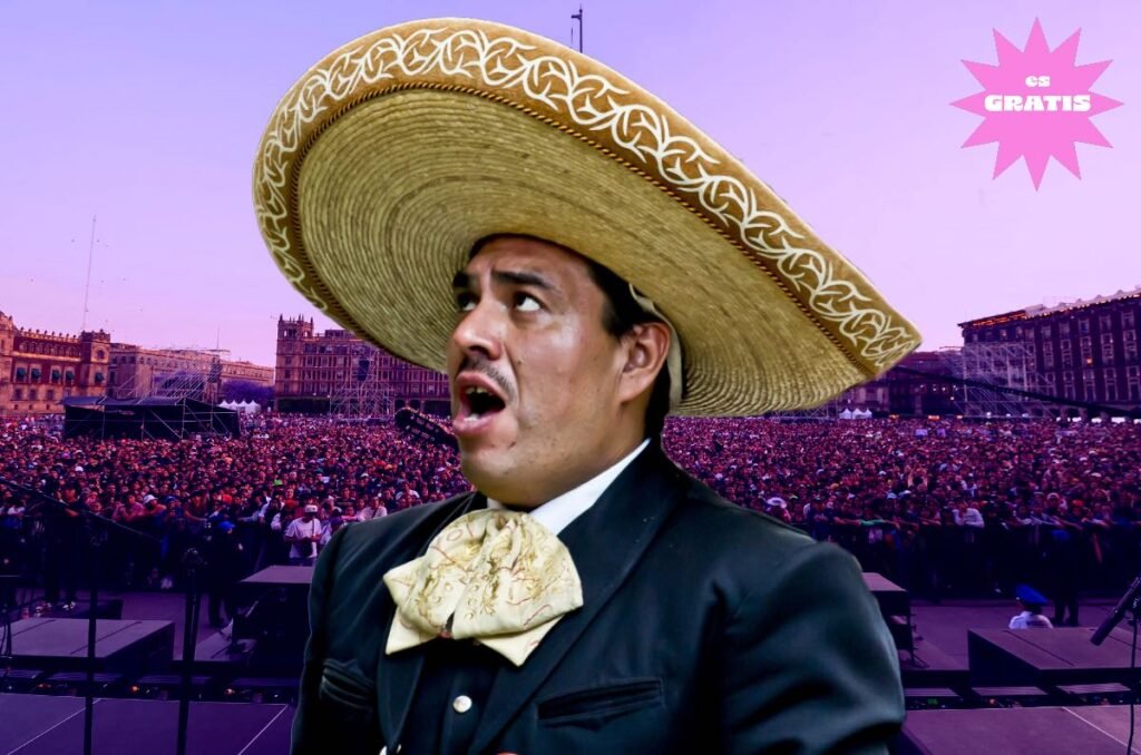 Concierto gratuito de mariachi en el Zócalo