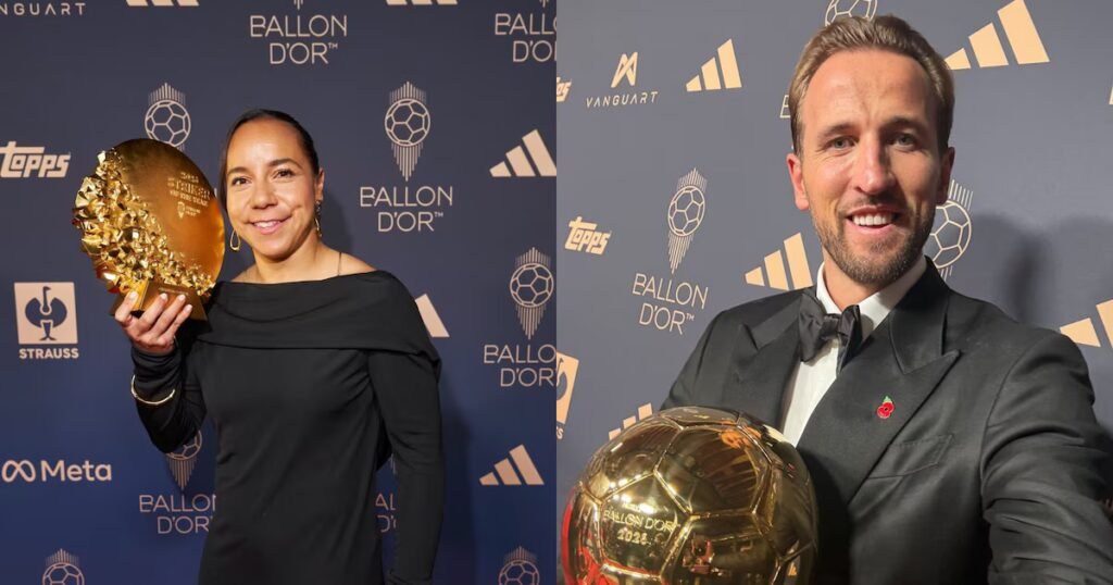 Charlyn Corral revela qué le dijo Harry Kane en el Balón de Oro