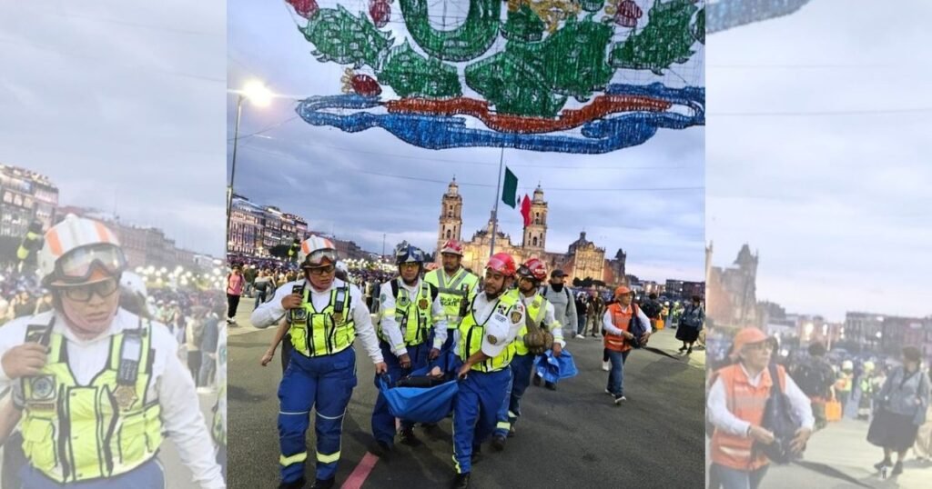 Manifestante herido por la explosión de un petardo en su mano